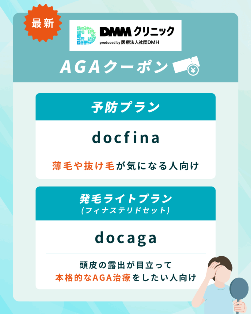 最新版！DMMオンラインクリニックAGAクーポンコード一覧