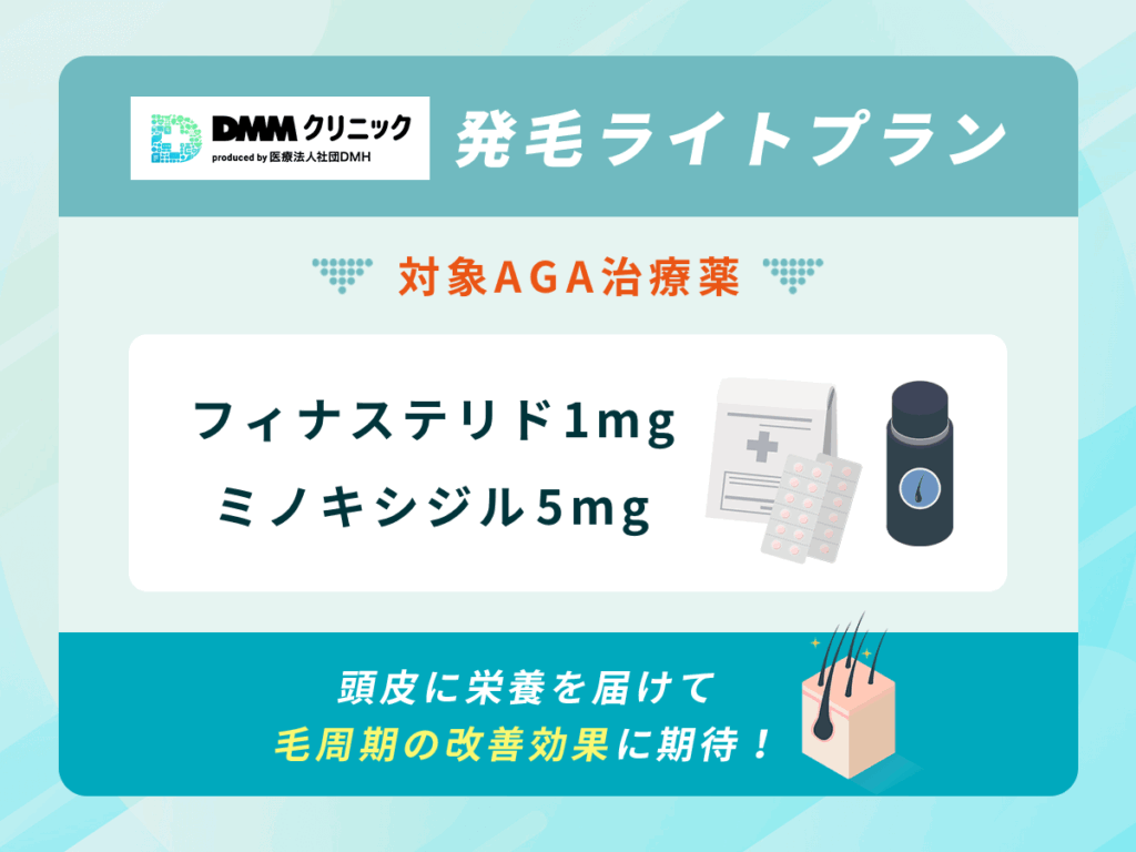 DMMオンラインクリニック発毛ライトプラン（フィナステリド・ミノキシジル）でクーポン利用した口コミや評判